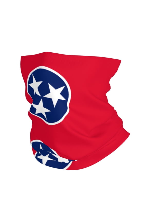 Cooling Neck Gaiter Face Cover Scarf Flag Of Tennessee Protection Mask Windproof Hiking Cycling Running For Men Women