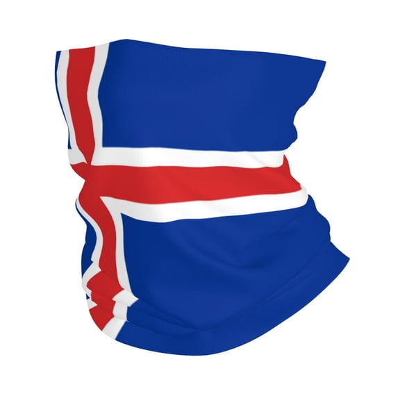 Cooling Neck Gaiter Face Cover Scarf The Icelandic Flag Protection Mask Windproof Hiking Cycling Running For Men Women