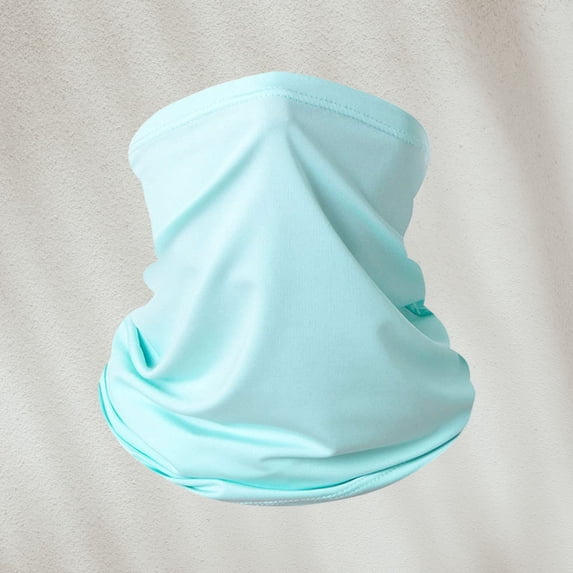 Cooling Neck Gaiter Face Mask, Sun Protection Masks Gator, Windproof Bandana for Skiing, Fishing, Hiking, Cycling Sky Blue