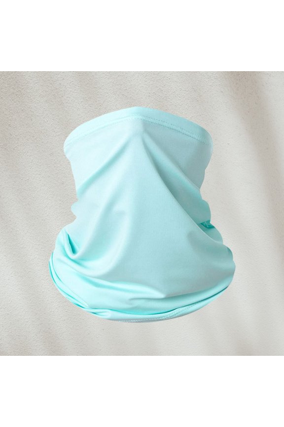 Cooling Neck Gaiter Face Mask, Sun Protection Masks Gator, Windproof Bandana for Skiing, Fishing, Hiking, Cycling Sky Blue