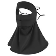Cooling Neck Gaiter for Men, Full Face Sunlight Protection Mask, Adjustable Ice Silk Neck Gaiter with Breathable Mesh, Ideal for Summer Cycling, Outdoor Sports, and Sun Protection