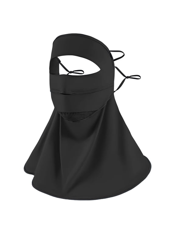 Cooling Neck Gaiter for Men, Full Face Sunlight Protection Mask, Adjustable Ice Silk Neck Gaiter with Breathable Mesh, Ideal for Summer Cycling, Outdoor Sports, and Sun Protection