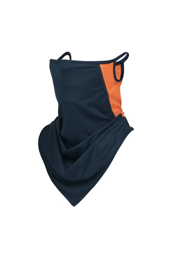 Cooling Neck Gaiter Scarf with Ear Loops Breathable Bandana Half Face Mask for Men Women Summer UV Sun Protection Neck Cover Headwear