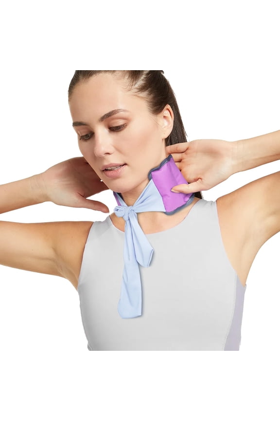 72-Cell Ice Cooling Vest for Men & Women, Reusable Cold Vest with Adjustable Straps, Hot Weather Gear for Outdoor (Cooling Neck Wrap)