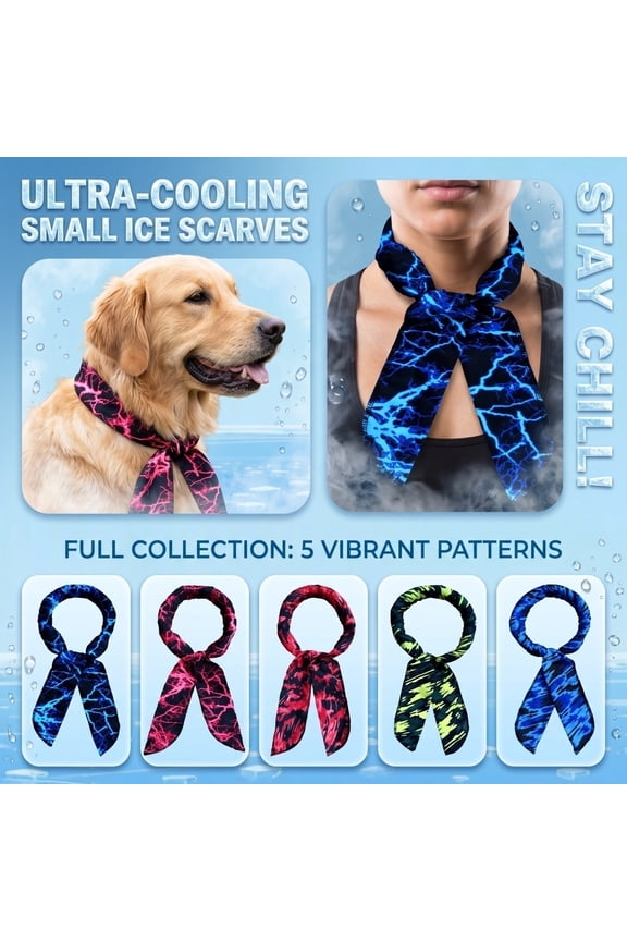 Cooling Neck Wraps, Cooling Towels for Neck and Face, Cool Neck Wraps for Summer Heat, Cooling Towels for Sports, 40X2 Inch Paisley Pattern Summer Ice Bandana, Soft Quick-Chill