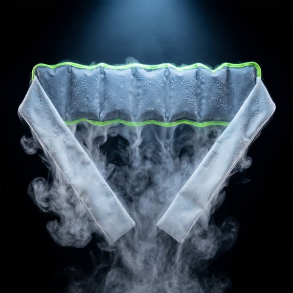 Cooling Neck Wraps Ice Bandana Neck Ice Pack Wrap Cooler Scarf for Summer Sports Running Gym Hiking Outdoor Heat Relief