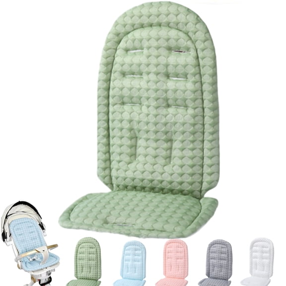 Cooling Pad – 3D Breathable Car Seat Cool, Active Cooling Mat Liner for , Summer Essentials for Stroller, Car Seat, High Chair, 30x64cm（Green）