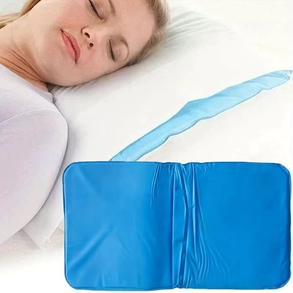 Cooling Pad for Bed, Cooling Pad Mat for Pillow, Portable Summer Cooling Mat, Reusable Gel Sleep Ice Pad for Nap Bed Sofa Seat Comfort Cooling Cushion for Hot Sleepers Indoor Use 1Pcs