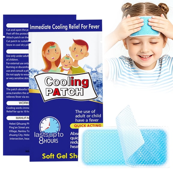 Cooling Patches Instant Cold Packs for Hot Weather, Soft Gel Sheets for Adults, Portable Cooling Pads for Outdoor Activities and Summer Heat Essentials, 5 Count