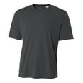 thumbnail image 1 of A4 Men's Cooling Performance Baseball Crew T-Shirt Grey Xl, 1 of 4
