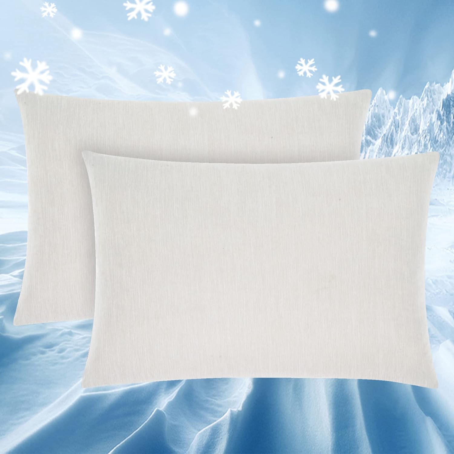 Cooling Pillow Cases, 2 Packs Standard Size ArcChill QMax>0.5 Ultra