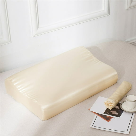 Cooling Pillow Cases,Cooling Pillowcases for Hot Sleepers,Breathable Pillow Covers,Bedding Queen Pillow Cases,Memory Neck Guard Pillowcase,Satin Silk Pillowcase for Skin and Hair,Zipper Pillowcase