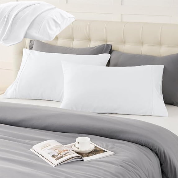 Cooling Pillow Cases,Cooling Pillowcases for Hot Sleepers,Soft Breathable Pillow Covers,Bedding Queen Pillow Cases,Cool Pillowcase for Sound Sleepers,Soft Breathable Pillowcase Envelope Closure
