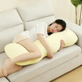thumbnail image 1 of Cooling Pillow Cool Body Pillow For Adults Extra Long Pillow For Bed Shredded Foam Full Pillow For Neck Pain Relief, 1 of 7