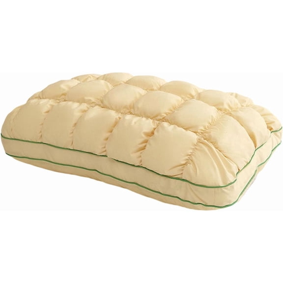 Cooling Pillow for Side and Back Sleepers, Yellow
