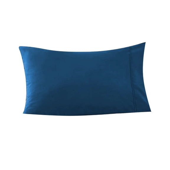 Cooling Pillowcase Set 20x30 Inch Soft Breathable Envelope Closure for Hot Sleepers Home Bedroom Fresh Hotel Style, Sapphire Blue
