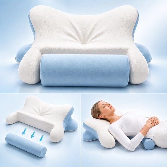 Cooling Pillowcase for Memory Foam Pillow,Neck Support Pillow & Side Sleeper Pillow  Replacement Cover Pillow