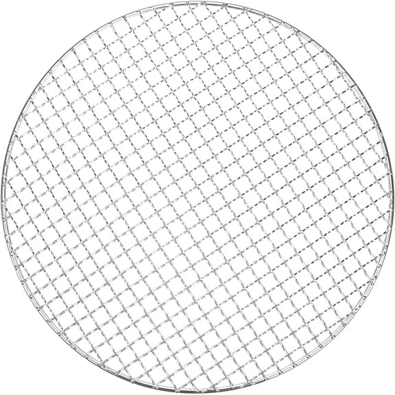 Cooling Rack, 13" Round Stainless Steel Baking Rack for BBQ/Cooking/Roasting/Grilling/Steaming/Drying, Wire [Silver]