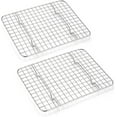 thumbnail image 1 of Cooling Rack 8.75 x 6.25 in Set of 2 Stainless Steel, Oven Safe Grid Wire Racks for Cooking & Baking Oven-Safe, Dishwasher-Safe Food-Safe, Heavy Duty, Small Cooling Rack for Baking, 1 of 7