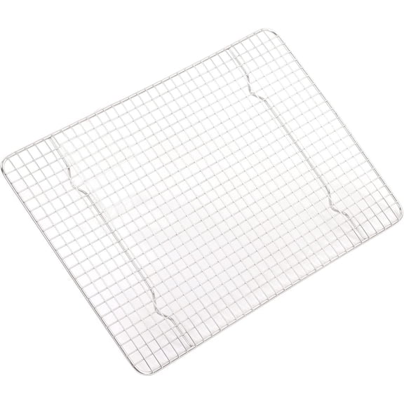 Cooling Rack For Baking, GoXteam Rack with 18/8 Stainless Steel Bold Grid Wire, Multi Use Oven Rack Fit Quarter Sheet Pan, Oven and Dishwasher Safe, 10.2 x 7.9 Inches