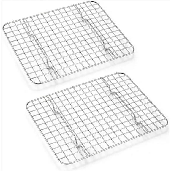 Cooling Rack for Cooking and Baking - Casewin Stainless Steel Wire Rack for Cookies- Rust-Resistant Oven Rack, Grill Rack, Oven-Safe Baking Rack, Cookie Rack fit-15.35*11.41inch