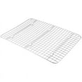 thumbnail image 1 of Cooling Rack and Baking Rack, Fits Quarter Sheet Pan, Stainless Steel, Wire Cookie Bacon Racks for Oven 39 x 28CM, 1 of 10