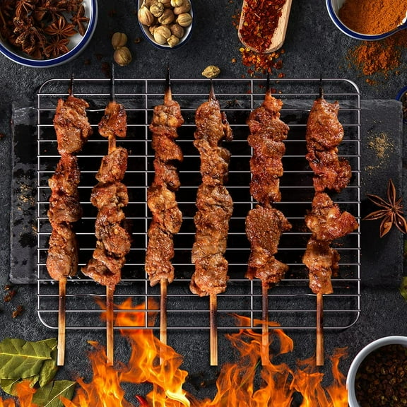 Cooling Rack for Baking 16x10 Inches Baking Rack, Thick Wire Cookie Rack for Cooking, Roasting, Grilling, Drying, Oven Safe, Fits Half Sheet Pan