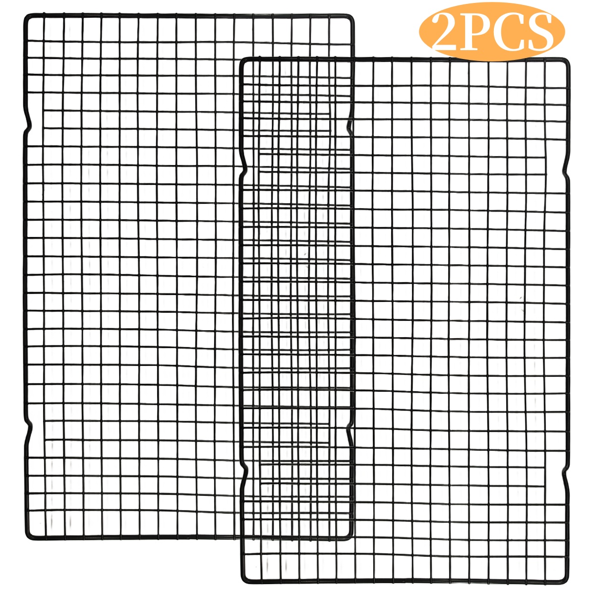 MODANU 2 Pack Stainless Steel Cooling Rack, Metal Baking Rack for