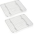 thumbnail image 1 of Cooling Racks for Baking, Casewin =Stainless Steel BBQ Grill Set of 2, Mini Wire Rack Set Fit Baking Tray & Toaster Oven, Suitable for Cooking, Roasting, Grilling, Drying, Dishwasher Safe, 1 of 5