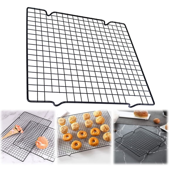 Cooling Racks for Cooking and Baking, Wire Baking Cooling Rack, Non-Stick Cookie Cooling Grid, Oven Safe Bread Drying Rack, Heavy Duty Rectangular Mesh Tray for Baking Cooling 1Pcs (Small Size)