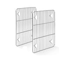 thumbnail image 1 of Cooling Racks Set of 2, 11.6" x 9.2" Stainless Steel Middle Wire Rack for Roasting, Grilling, Cooking and Drying for Meat/Cake/Pizza, Fit Baking Tray& Toaster Oven, Dishwasher Safe, 1 of 8