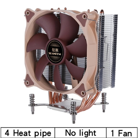 Cooling Radiating Fan Cpu Cooler 120mm 4 Heat Pipe Tower Processor 3Pin/4Pin Universal Intel X79 X99 X299 2099 2011 Motherboard