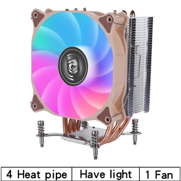 Cooling Radiating Fan Cpu Cooler 120mm 4 Heat Pipe Tower Processor 3Pin/4Pin Universal Intel X79 X99 X299 2099 2011 Motherboard