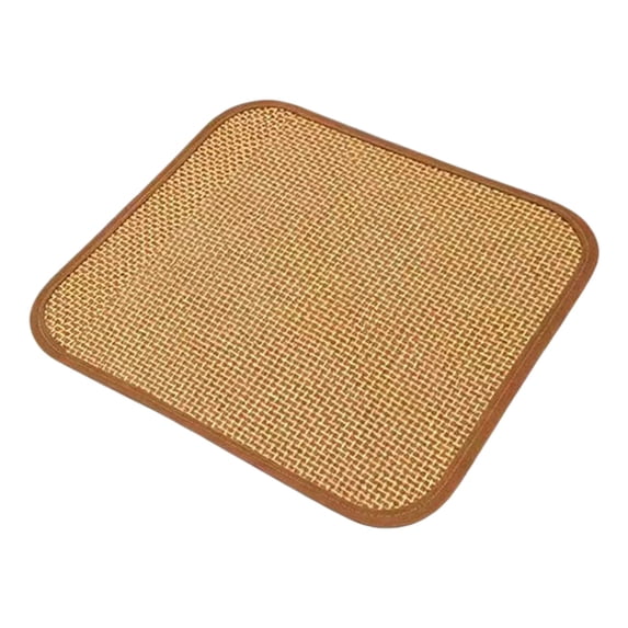 Cooling Rattan Pet Mat for Cats Dogs, Summer Heat Relief Cat Cooling Pad, Breathable Woven Straw Pet Cushion, Non-Slip Washable Pet Cool Bed, Indoor Kitten Puppy Sleeping Mat, Pet Summer Cool Pad