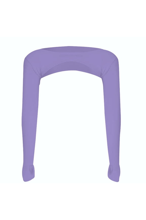 Cooling Shawl Arm Sleeves, Sun Protection Women's Crop Tops for Golfing,Riding,Driving