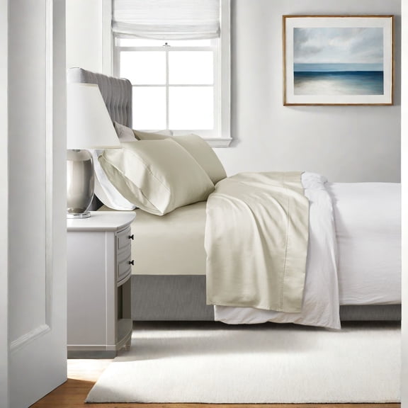 Cooling Sheets And Sheet Sets Queen Cotton Blend Sateen Modern Home