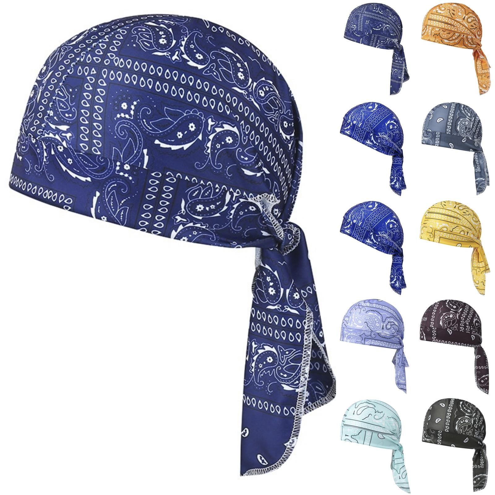 Cooling Skull Cap Helmet Liner, Breathable Sweat Wicking Head Wrap ...