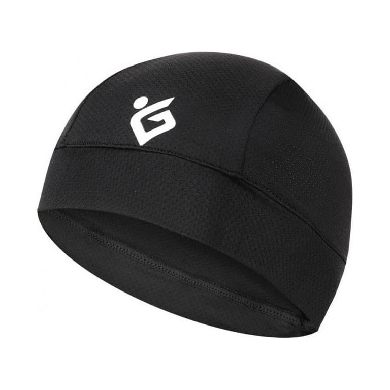 Cooling Skull Cap Helmet Liner Sweat Wicking Cycling Running Hat for Men  Women