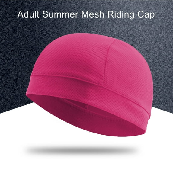 Cooling Skull Caps Mesh Fabric Biking Assorted Colors Comfortable Cycling Accessories Breathable Polyester Helmet Liner