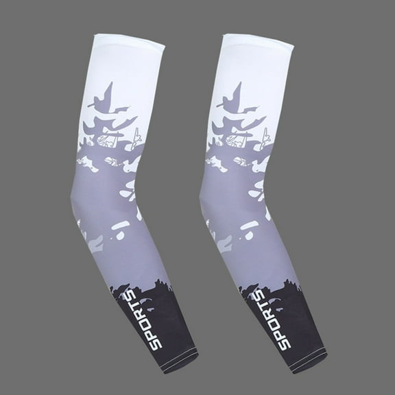 Cooling Sleeves TASTAN Uv Protection Arm Sleeves - Cooling Spf 50+ Sunscreen Gloves for Gardening/Fishing, Breathable Stretch Fabric with Thumb Holes (Pair), Sleeves to Cover Arms, Black1