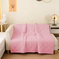 thumbnail image 1 of Cooling Summer Blanket,39x59 Inch Lightweight Breathable Quilted Throw Blanket for Couch Bed Sofa Soft,Cooling Fabric All Season Use Machine Washable Solid Color Blanket, 1 of 6