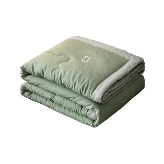 Cooling Summer Quilt, Breathable, Machine Washable, Comfortable Bed Blanket for All Seasons, Soft, Lightweight, Multiple Uses