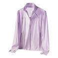 thumbnail image 1 of Cooling Summer Sun Protection Shirt for Women Zip Up Long Sleeve Breathable Solid Color Athletic Going Out Outfits, 1 of 9