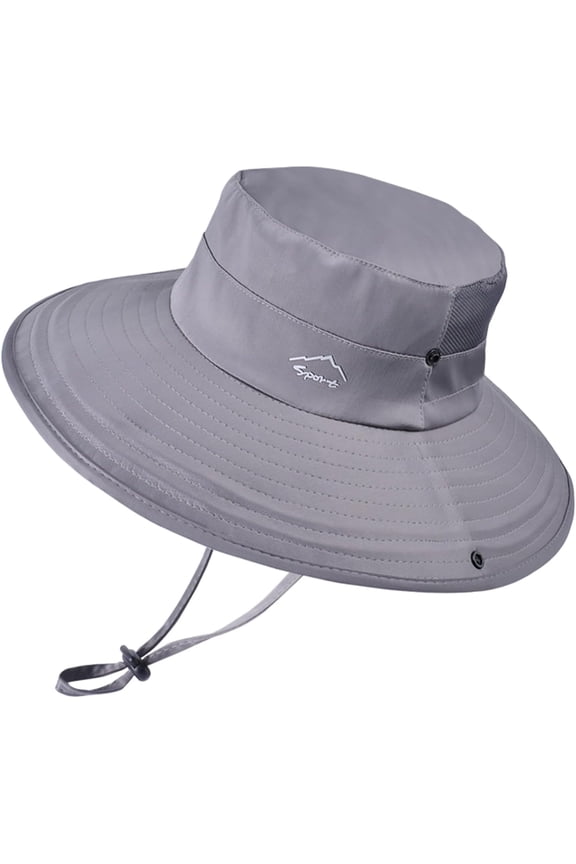 Cooling Sun Hat for Men & Women, Wide Brim Bucket Boonie Hat - Foldable for Fishing, Hiking, Garden, Safari & Beach