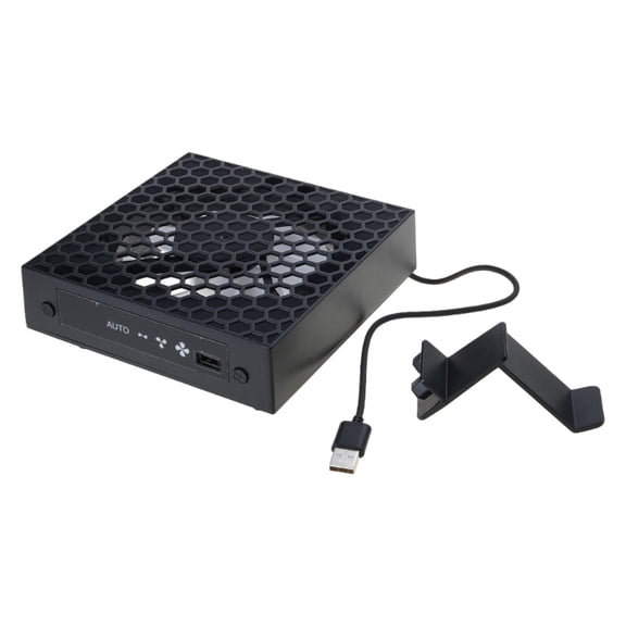 Cooling System for Xbox Series X with RGB Light Headset Holder USB Port Cooler Fan 3 Speed Adjustable 1300/1500/1800RPM