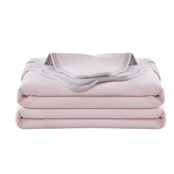 Cooling Throw Blanket for Couch,Double-Sided Summer Cooling Blankets for Hot Sleepers, Lightweight Ice Cool Blanket to Relieve Hot Flashes,Breathable Bed Cold Blankets for Sleeping,39.37''x59''(Pink)