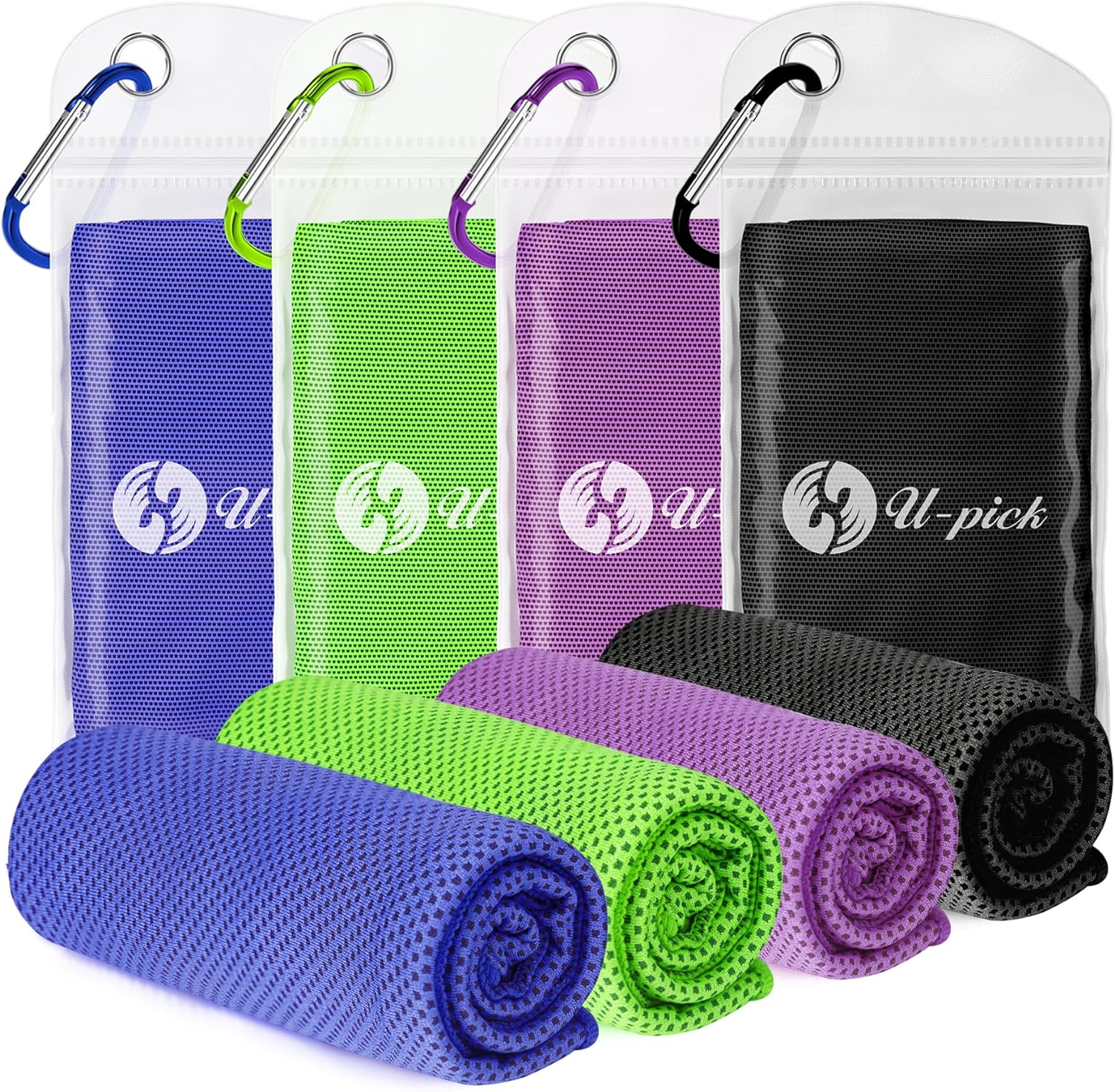 Cooling Towel[40"x12"], Breathable Cooling Towels for Neck and Face