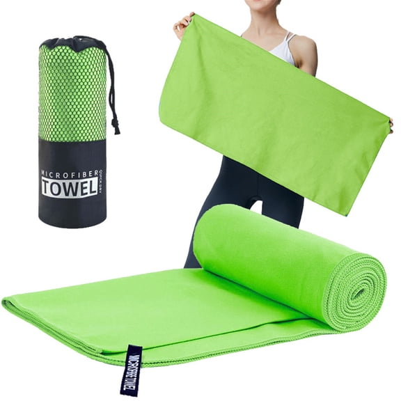 Cooling Towel Cozival Cooling Towel for Sports(30*30cm), Microfiber Breathable Chilly Towel for Yoga, Gym, Camping, Quick Dry Sweat Wicking Neck Face Towel, Soft, Microfiber Sports Towel, Green