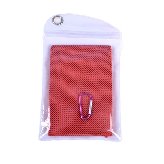 Cooling Towel for Neck and Face Cooling Neck Warps Ice Towel Fast Drying and Super Absorbent(Red)