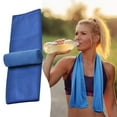 thumbnail image 1 of Cooling Towels (35.43"x11.81") â Soft Breathable Microfiber Ice Towels for Neck & Face â Instant Chill Towel for Gym, Running, Yoga, Camping, Workout & Fitness (Great Gift Idea), 1 of 4